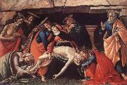 Sandro Botticelli Lamentation over the Dead Christ with Saints France oil painting artist